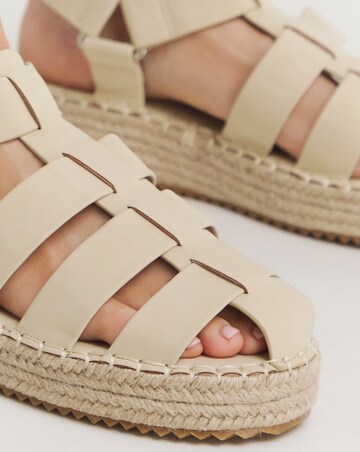 Honor Fisherman Espadrille Sandals Wide E Fit