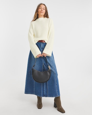 Ivory Waffle Jumper