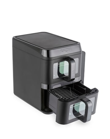 Salter EK6534 Verticook View Dual Basket Air Fryer with Viewing Windows