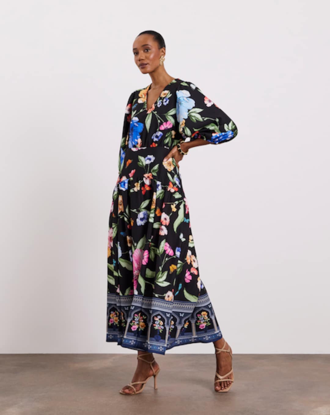 green emerald velvet dress Joanna Hope Sequin Embellished Blouson Dress  White Chocolate Couture