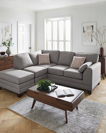 Hilliard Fabric Left Hand Corner Sofa