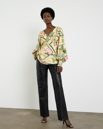 Joanna Hope Printed Blouse