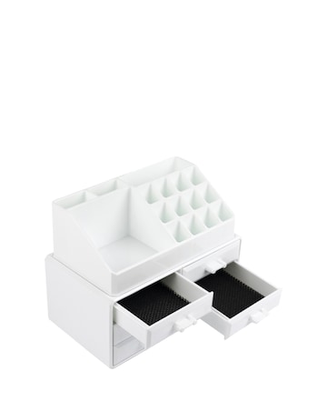 LaRoc Cosmetic Organiser - White