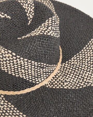 Mono Swirl Sun Hat