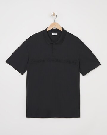 Calvin Klein Logo Taped Polo Shirt