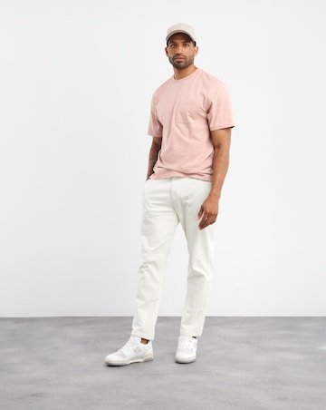 Textured Marl Relaxed Fit Pocket T-Shirt