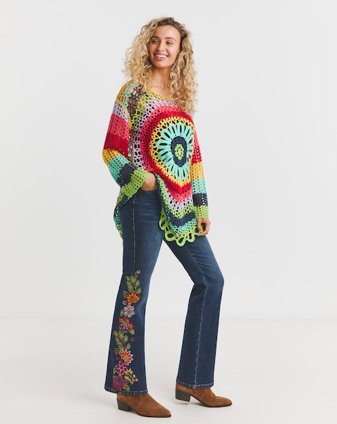 Joe Browns Valentina Boot Cut Embroidered Jeans