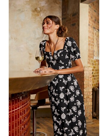 FatFace Aster Embroidered Midi Dress