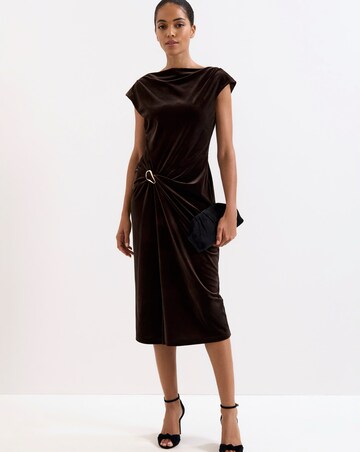 Phase Eight Verra Velvet Midi Dress