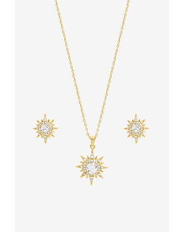 Inicio Gold Crystal Star Set