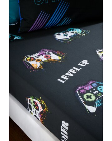 Catherine Lansfield Game Over Fitted Sheet