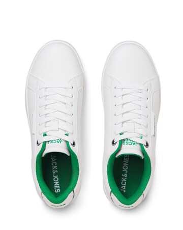 Jack & Jones Shane PU Trainer - White/Green