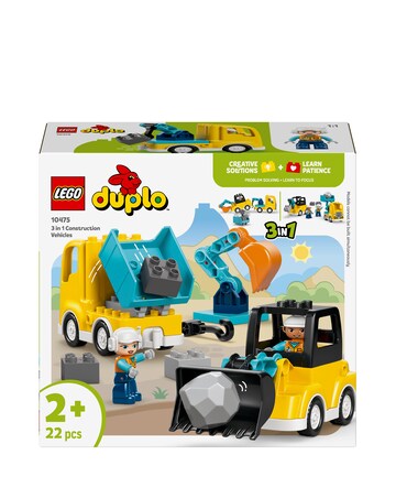 LEGO Duplo 3 in 1 Construction Vehicles