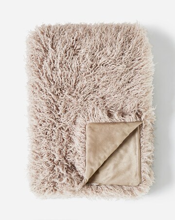 Mongolian Faux Fur Throw