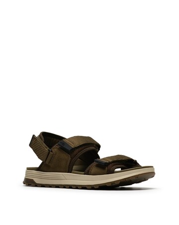 Clarks Trek River Sandals - Olive