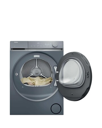 Haier X7HD100C367GU1UK WiFi 10kg Heat Pump Tumble Dry Graphite Install