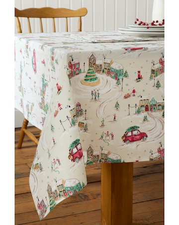 Christmas Town Table Cloth