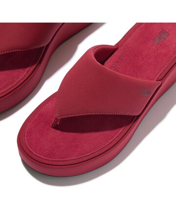 FitFlop Berry Platforms Wedge Toe-Post Sandals - Standard Fit (D)