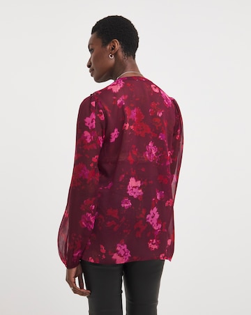 Ruffle Neck Blouse