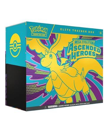 Pokemon Mega Evolution Ascended Heroes Elite Trainer Box - English