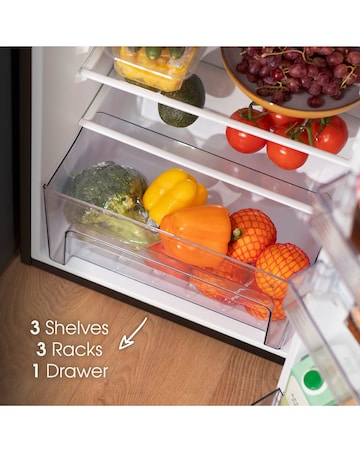 Adobe 50cm Undercounter Larder Fridge - Black