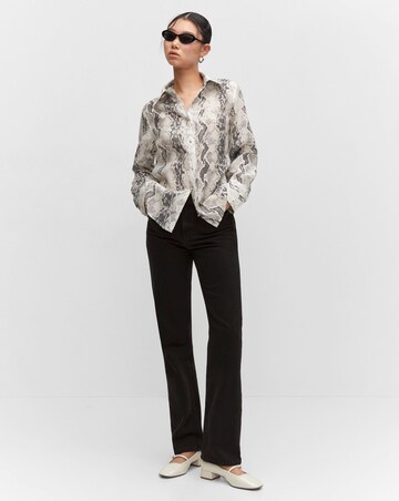 Mango Snake Print Shirt