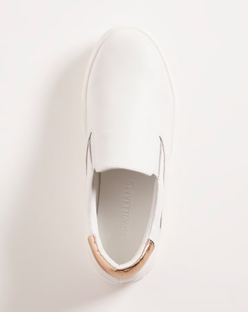 Elasticated Slip On Trainer - Wide Fit (E)