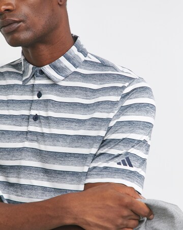 adidas Golf Two-Color Stripe Polo Shirt