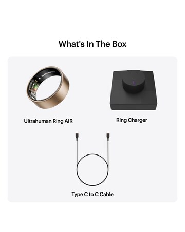 Ultrahuman Ring AIR Bluetooth Smart Ring - Brushed Rose Gold - Size 11