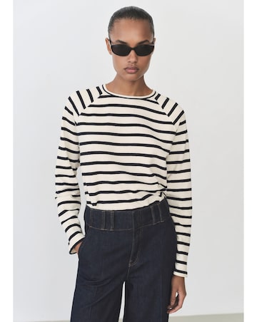 Mango Striped Timon Sweatshirt