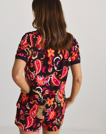 Figleaves Leopard Shortie Pyjama Set