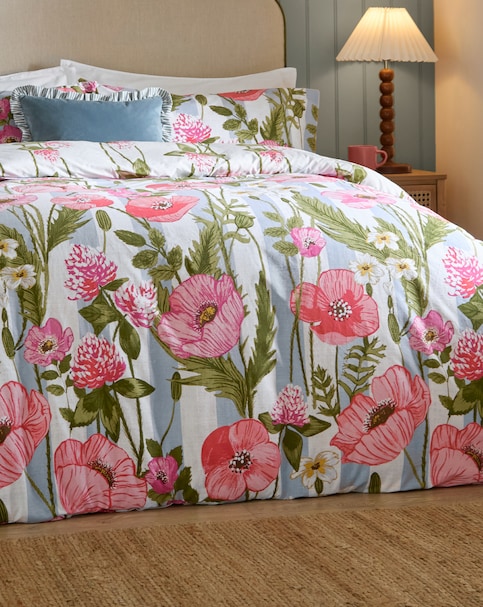 Wylder Poppy Trail Cotton Blend Reversible Duvet Cover Set