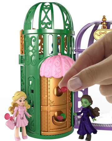 Wicked Emerald City Small Doll Playset with 5 Play Spaces & 15 Accessories