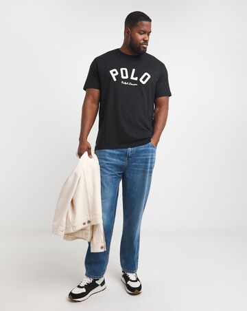 Polo Ralph Lauren Black Arched Varsity Logo T-Shirt