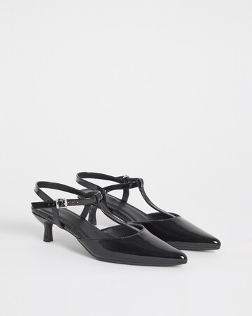 Fuji T Bar Pointed Toe Heeled Shoe - Extra Wide Fit (EEE)