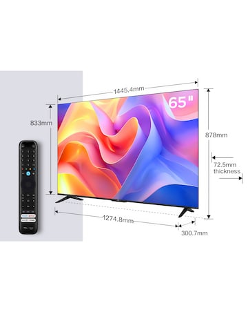 TCL 65In 65PF650K LED 4K HDR PRO Smart Fire TV with Freely