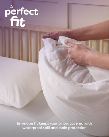 Slumberdown Waterproof Pillow Protectors - 2 Pack