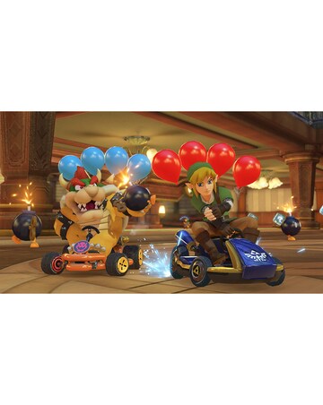 Nintendo Switch OLED White Console & Mario Kart 8 Deluxe Bundle