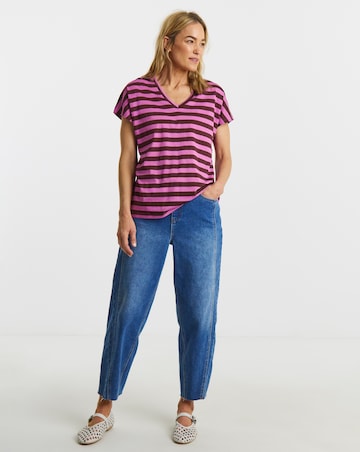 The V Neck Cotton T-Shirt