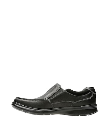 Clarks Cottrell Free Wide Fit Shoe - Black