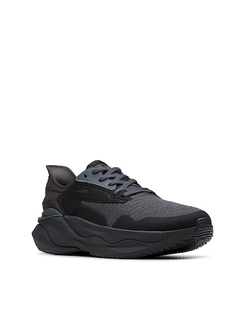 Clarks Pace Trainers - Black