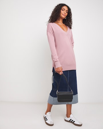 V Neck Slouch Tunic