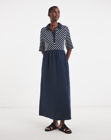 Stripe Rib 2 in 1 Dress