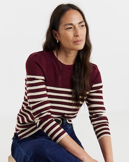 Eversoft Stripe Crew Neck Jumper