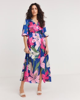 Joanna Hope Wrap Belted Dress