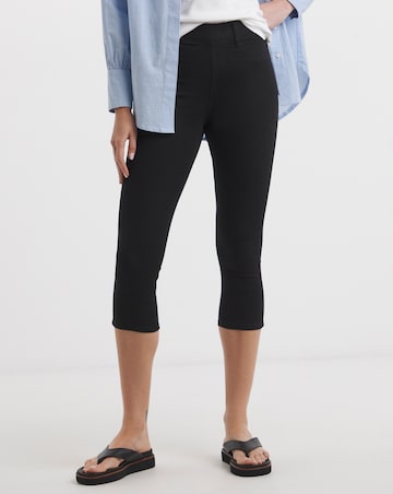 Black Crop Jeggings
