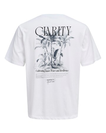 Jack & Jones Bradley Back Graphic T-Shirt - White