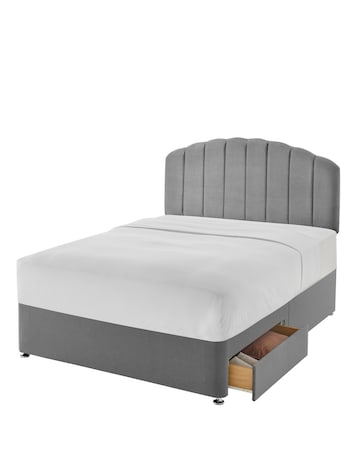 Silentnight Fabric 2 Drawer Divan Base Only