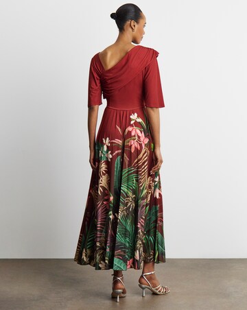 Joanna Hope Pleated Jersey Dress