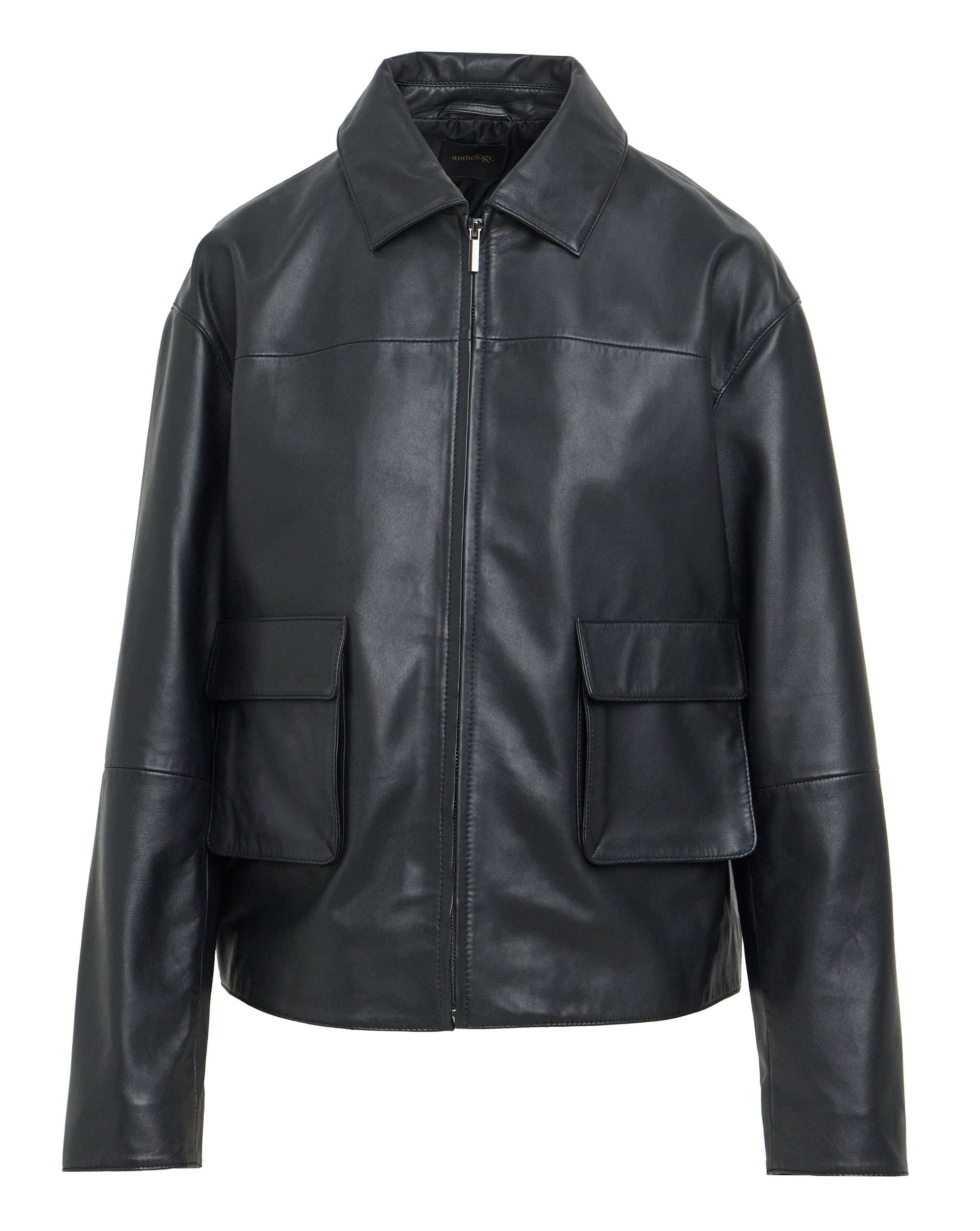 Anthology Leather Trucker Jacket | Ambrose Wilson